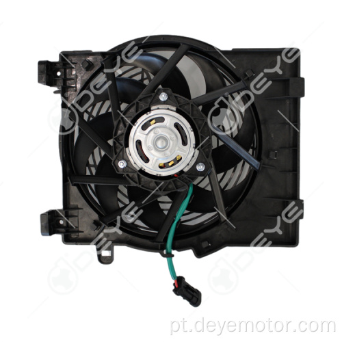 Radiador de refrigeração com ventilador do motor para OPEL CORSA C